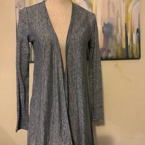 EUC Tahari XS cardigan dark grey with two front pockets